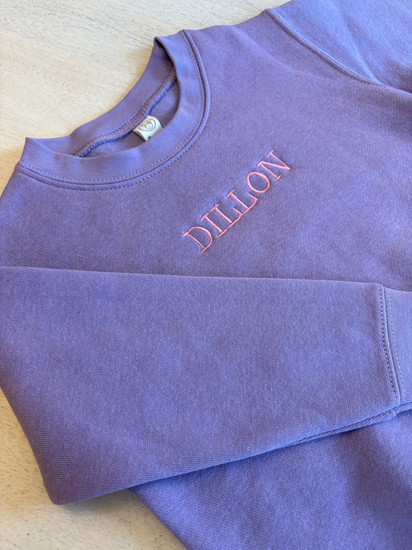 Toddler Embroidered Name Sweatshirt