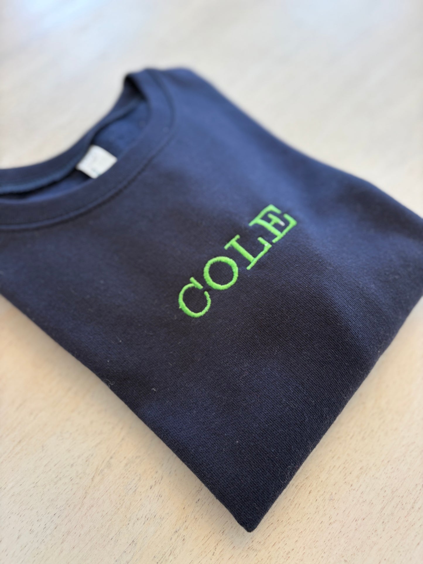 Toddler Embroidered Name Sweatshirt