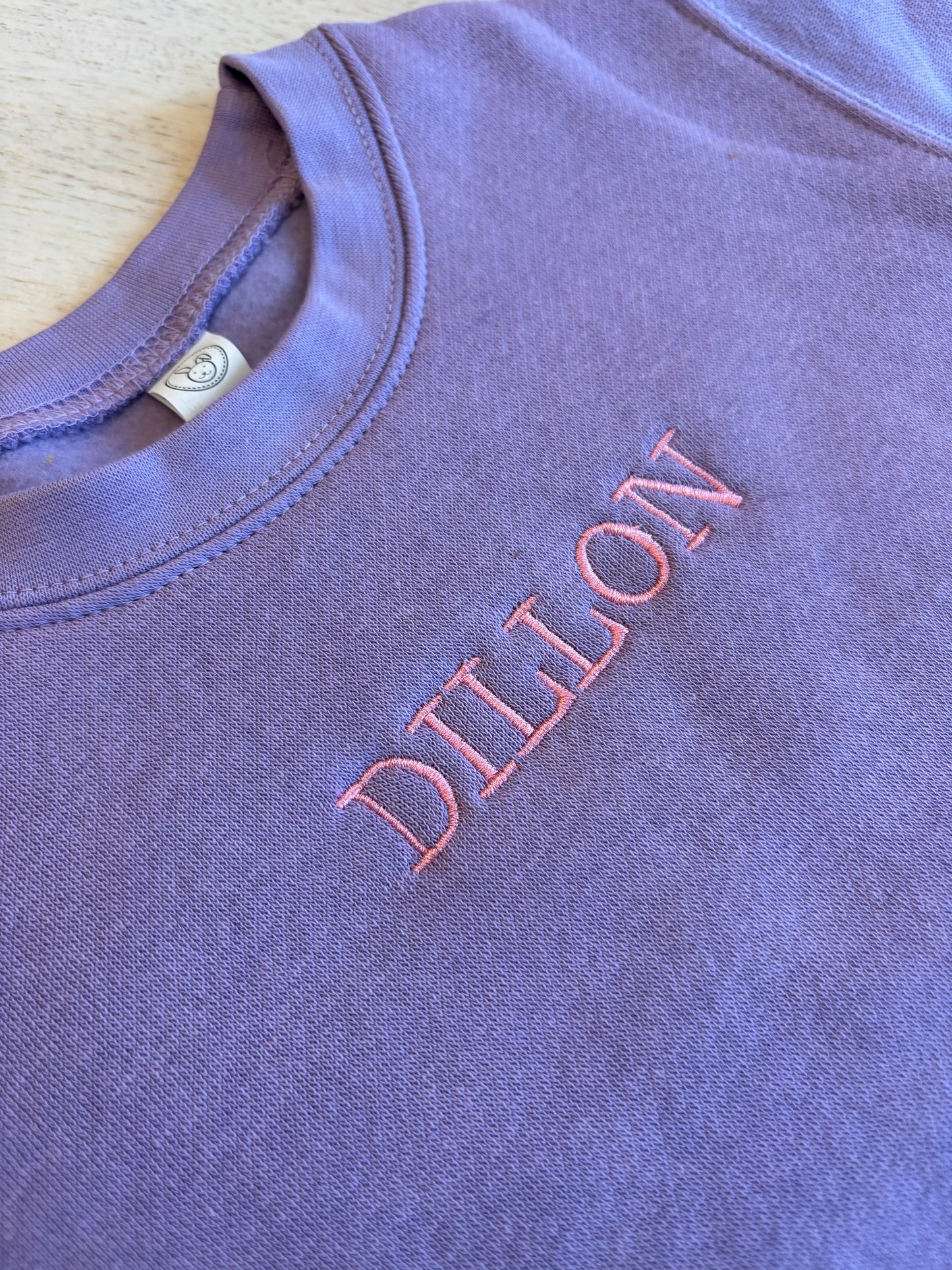 Toddler Embroidered Name Sweatshirt