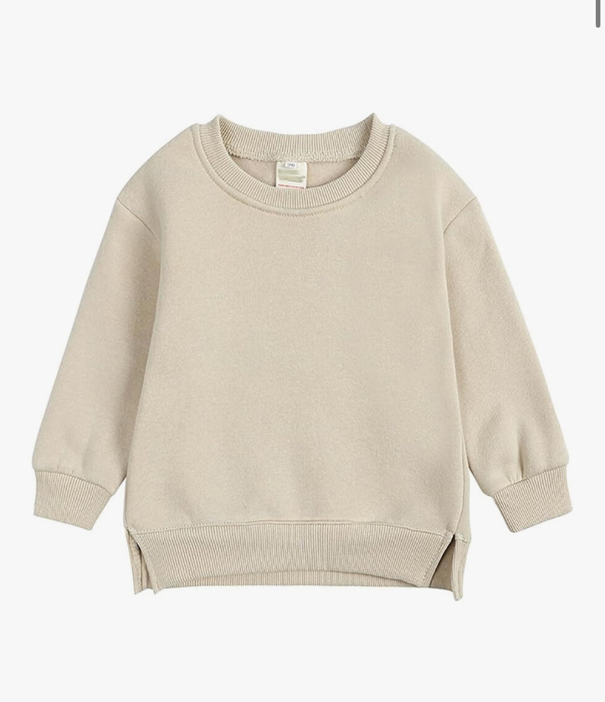 Baby Embroidered Name Sweatshirt