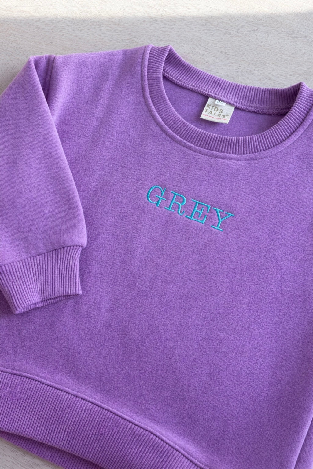 Baby Embroidered Name Sweatshirt