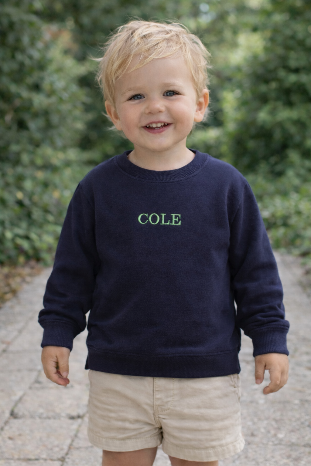 Toddler Embroidered Name Sweatshirt
