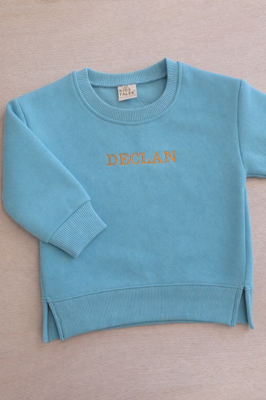 Baby Embroidered Name Sweatshirt
