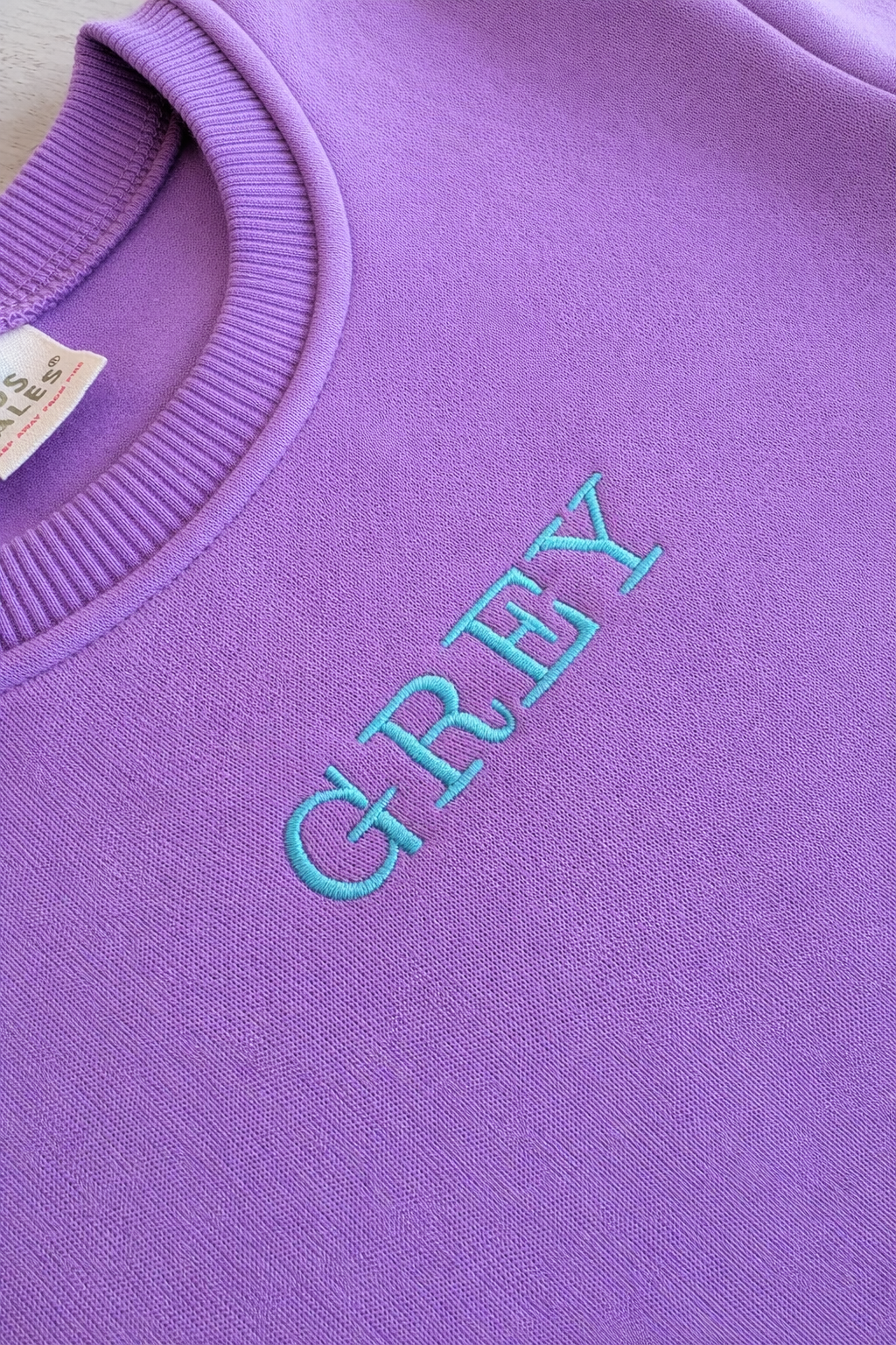 Baby Embroidered Name Sweatshirt