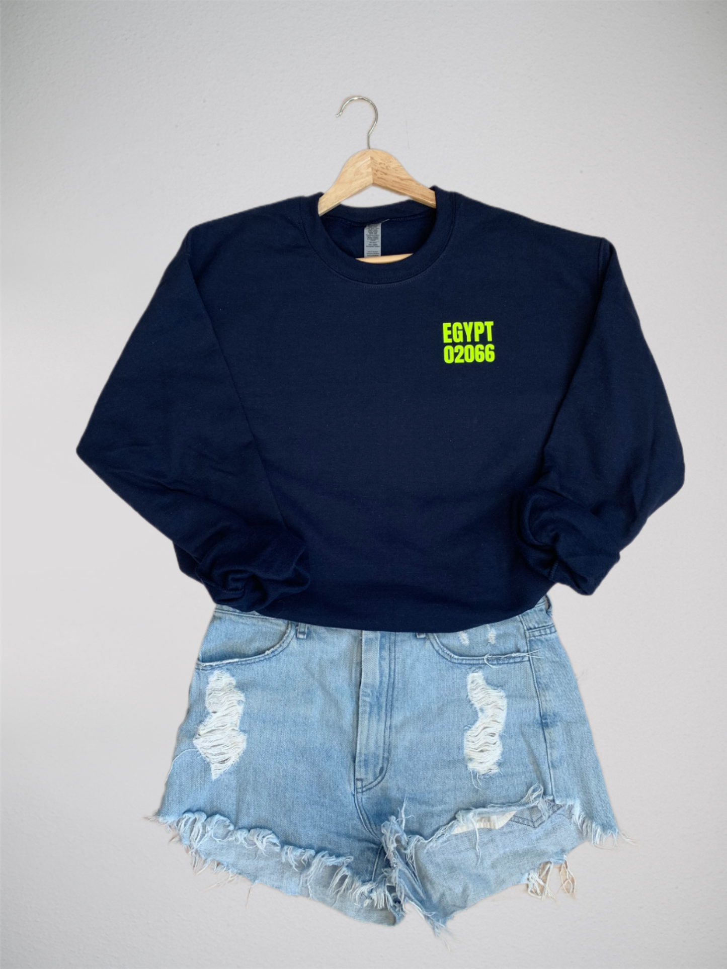 Neon South Shore Beach Crewneck