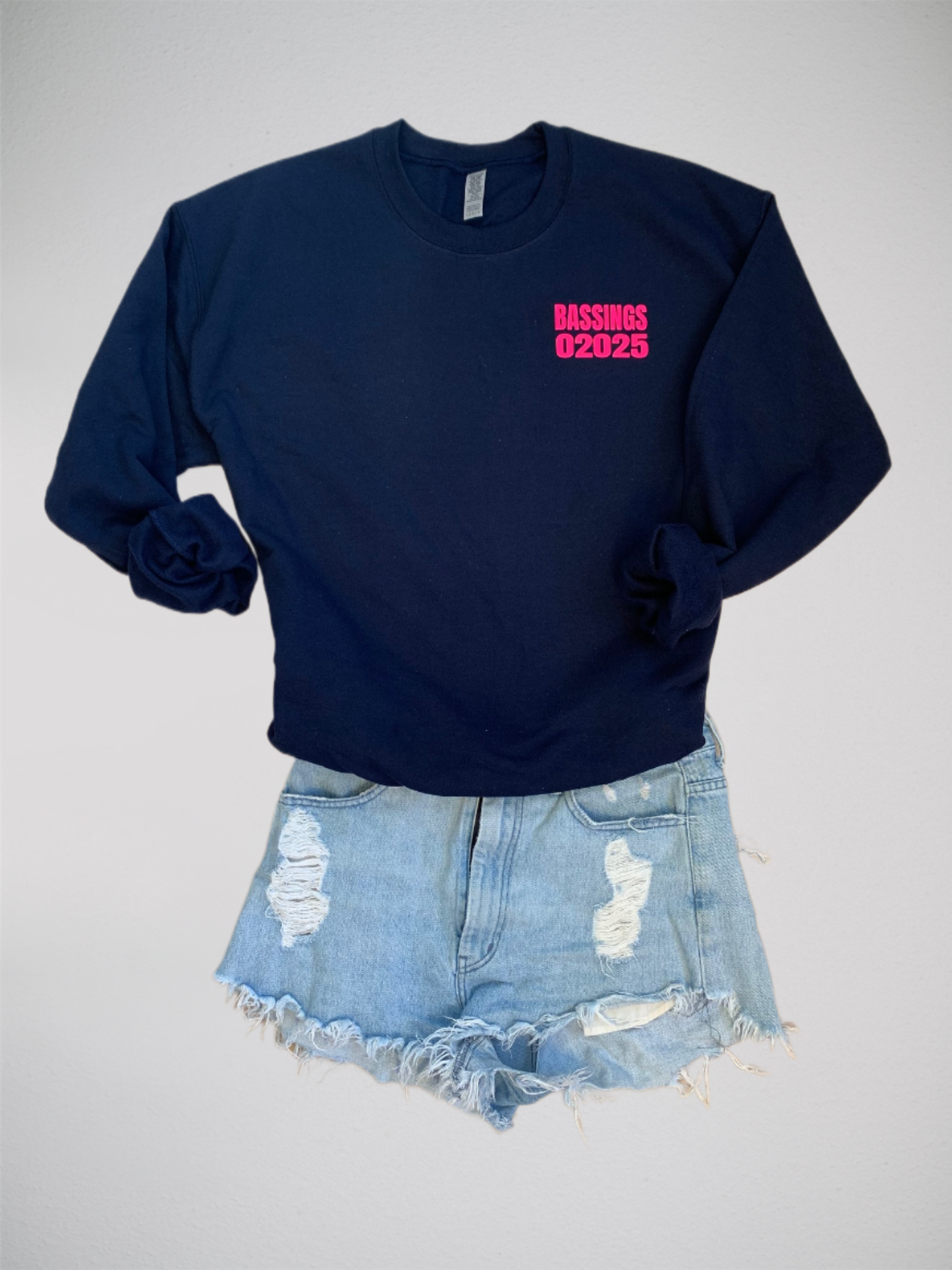 Neon South Shore Beach Crewneck