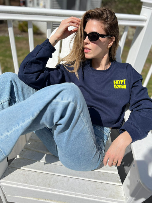 Neon South Shore Beach Crewneck